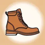 brown work boots image